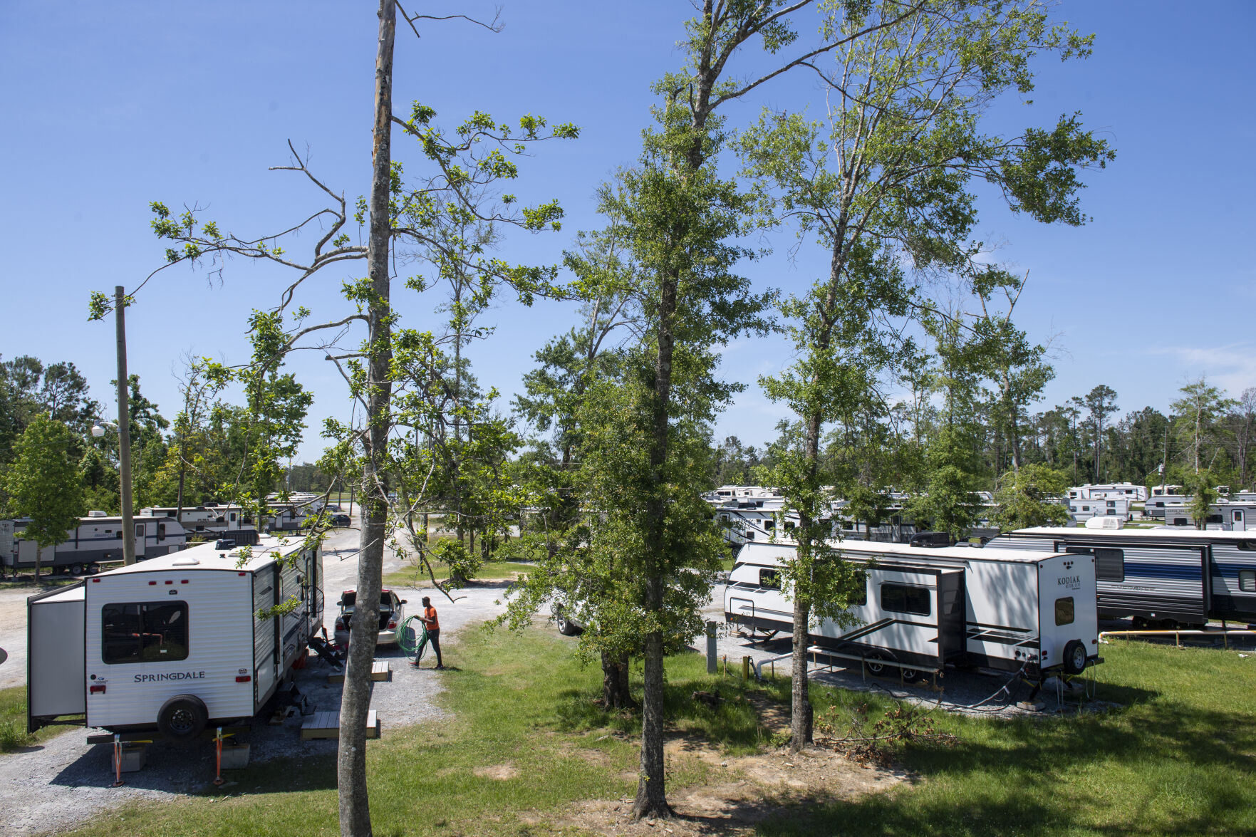 FEMA trailers in Lake Charles
